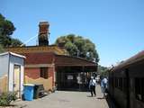 136334: Maldon Burnt out station building