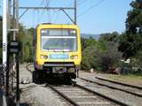 136374: Mitcham Up Suburban 6-car XTrapolis at Temporary Junction near Mitcham Road