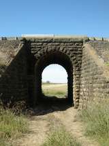 136433: km 52.5 Bendigo Line Stone Occupation Underpass viewed from South Side