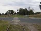 136524: km 48 1 South Gippsland Ralway Berwick Cranbourne Road Level Crossing looking towards Nyora