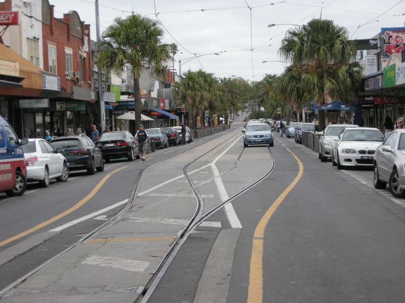 136533: St Kilda Beach Terminus looking towards City