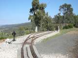 136545: Kerrisdale Mountain Railway Summit Loop looking downhill