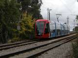 136652: Goodwood Overpass (down end), to Hindmarsh Citadis 202