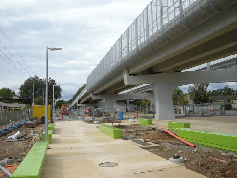 136666: South Road Overpass looking towards City