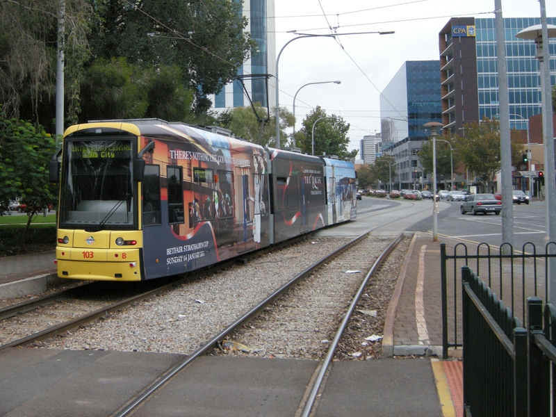 136700: South Terrace to Hindmarsh Flexity 103