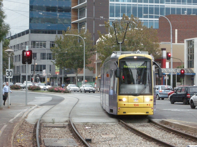 136704: South Terrace to Glenelg Flexity 104