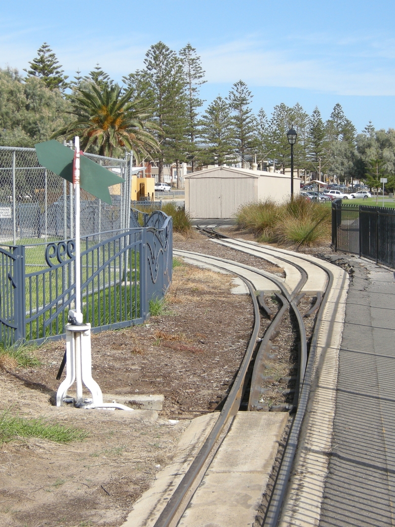 136757: Semaphore Locomotive Shed Points looking South