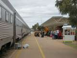 137026: Alice Springs Northbound Ghan Looking South