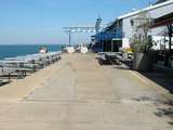 137052: Stokes Street Wharf Showing turnout relic looking away from shore