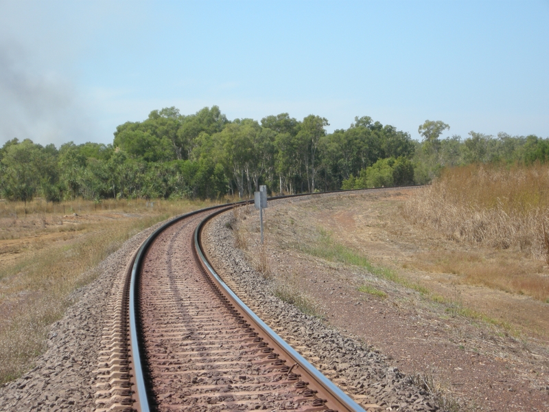 137058: Thorak Road Level Crossing km 2747.921 looking towards Katherine