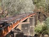 137113: Snake Creek Bridge Looking West from East Abutment