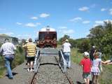 137334: Sandown End of Track 7R16 Up ARHS Special NPF 621 trailing