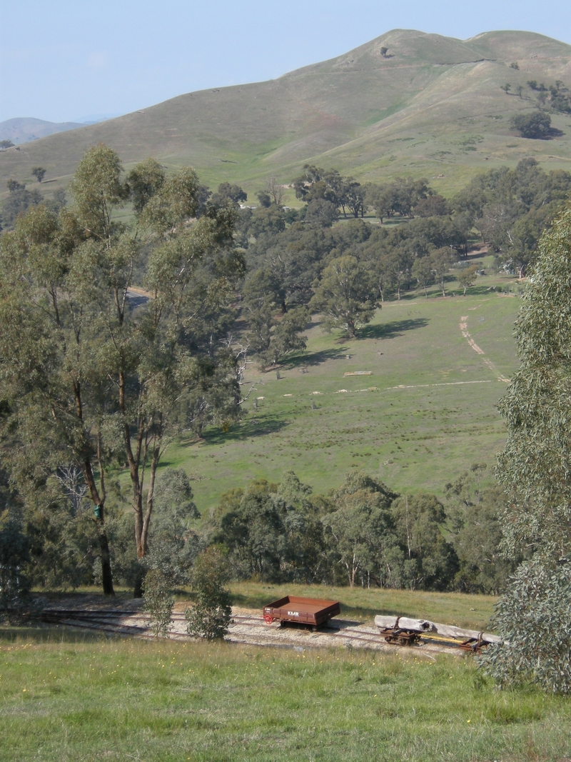 137435: Kerrisdale Mountain Railway Strath View Siding viewed from Summit Loop