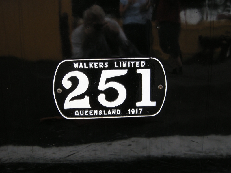 137486: Drysdale Cabside Numberplate on T 251