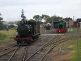 137492: Queenscliff T 251 running Round and V 8 Stabled