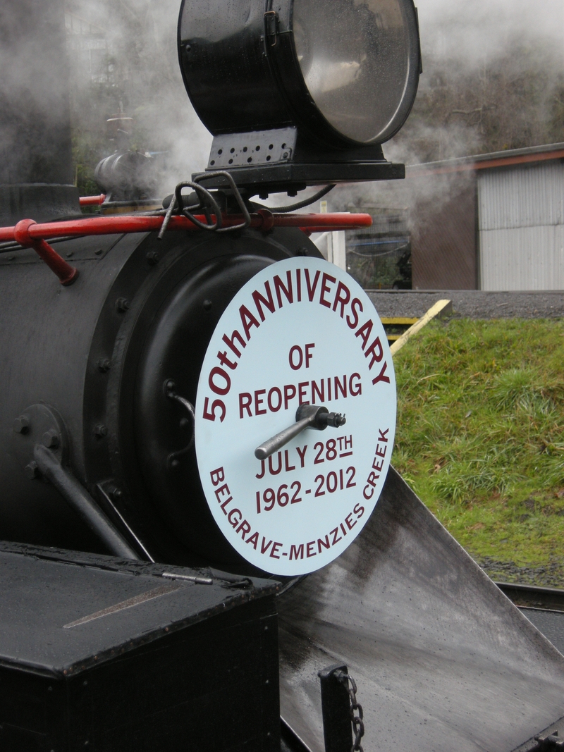 137608: Belgrave 50th Anniversary Special to Menzies Creek 14A (with 7A's Plates),