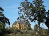 201529: Castlemaine Christ Church Anglican Church viewed from Railway Station