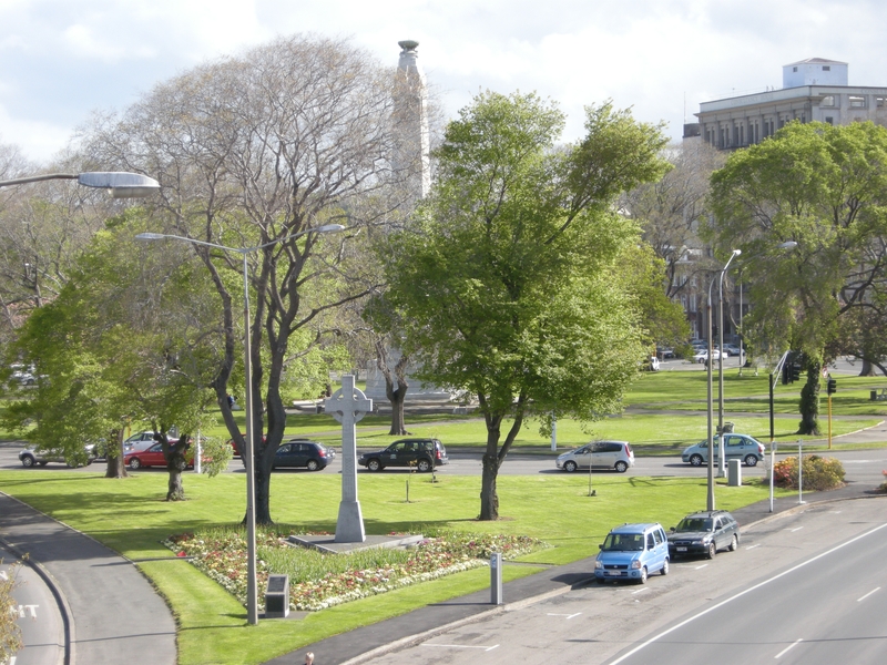 201540: Dunedin Gardens viewed South from Leviathan Hotel