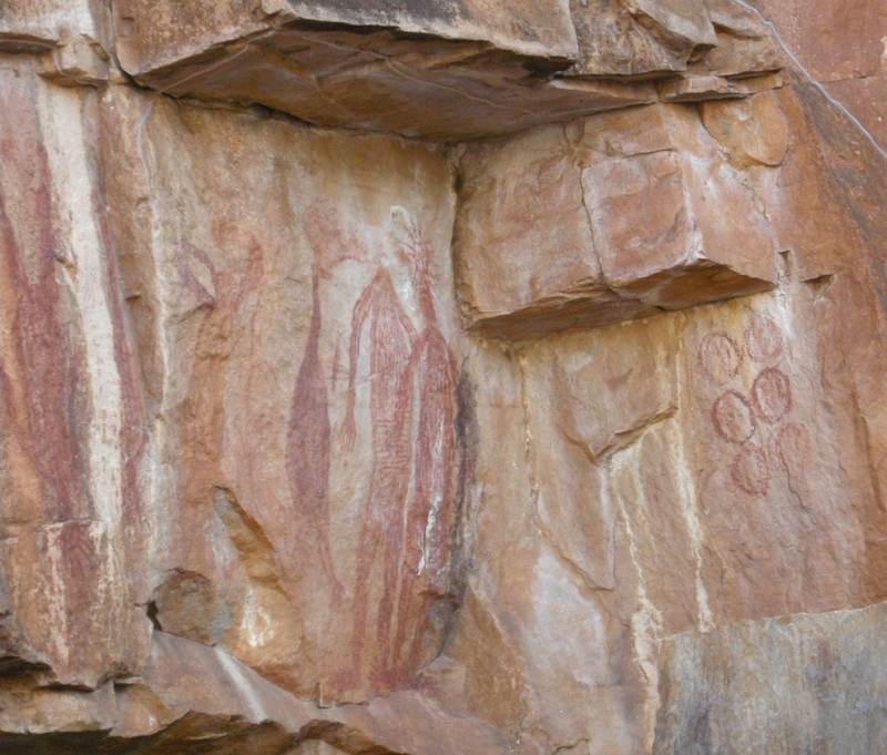 201586: Jawoyn Paintings Katherine Gorge Northern Territory