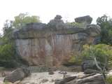 201627: East Alligator River NT Arnhem Land side Rock formations and paintings