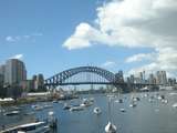 201652: Sydney Harbour Bridge viewed from Lavender Bay Car Sidings