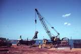 400080: Milner Bay Groote Eylandt NT BHP construction site Unloading Fitzgerald's Barge