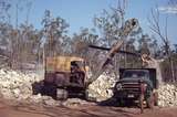 400118: Groote Eylandt NT BHP Alyangula Gorge Quarry 22RB Shovel loading truck