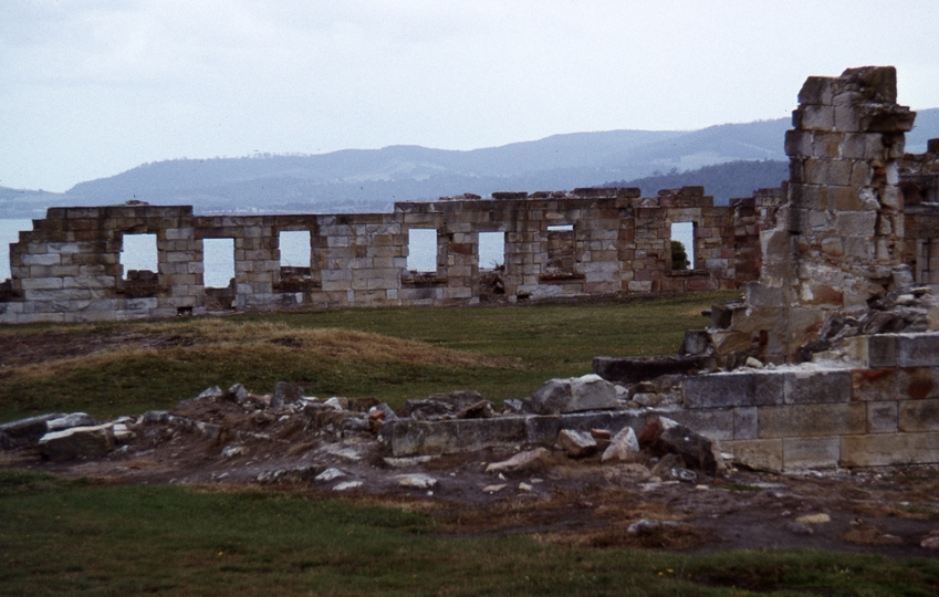 400352: Saltwater River Tasmania Convict ruins at coal mines