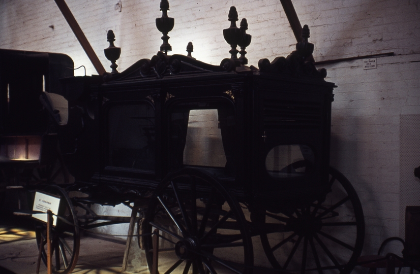 400425: Beechworth Victoria Horse Drawn Hearse in Coach Museum