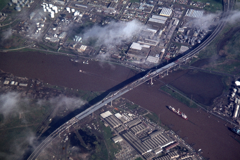 400440: Westgate Bridge Victoria viewed from aircraft