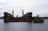 400576: Melbourne Victoria Yarra River Duke and Orr's floating dry dock