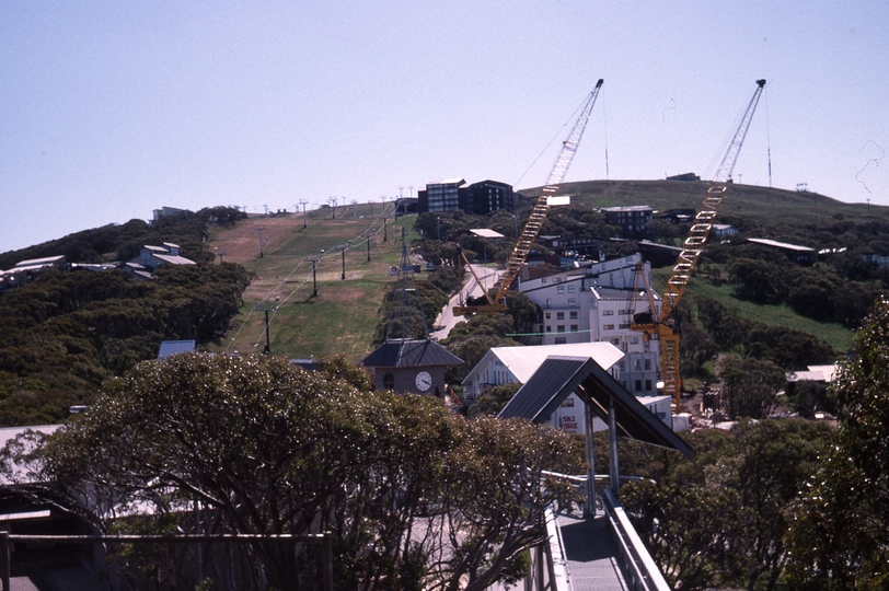 400661: Mount Buller Village looking West from chapel