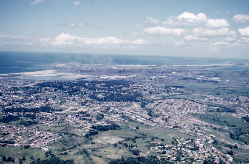 400665: Mount Keira Lookout NSW looking towards Wollongong Port Kembla