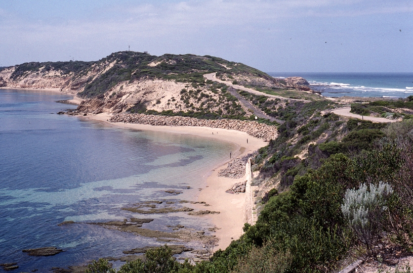 400757: Fort Nepean Victoria looking East along peninsula