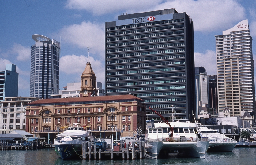 400828: Auckland North Island NZ viewed from harbour