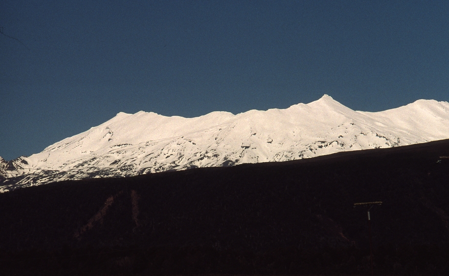 400830: Mount Ruapehu North Isalnd New Zealand viewed from train