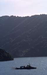 400859: near Picton Harbour South Island NZ  Barge and Tug