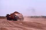 400933: Weipa Qld Haulpak transporting bauxite at mine