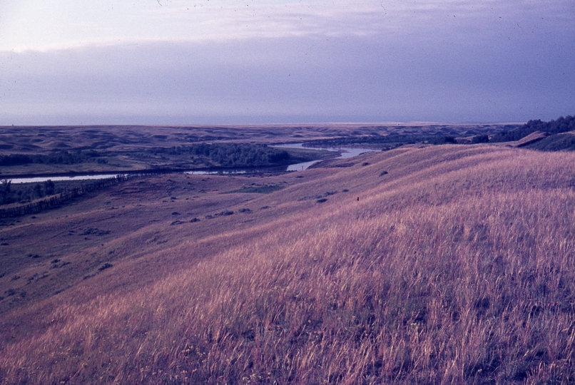 401108: Red Deer River AB Canada viewed from Mile 18 CPR Rosemary Subdivision