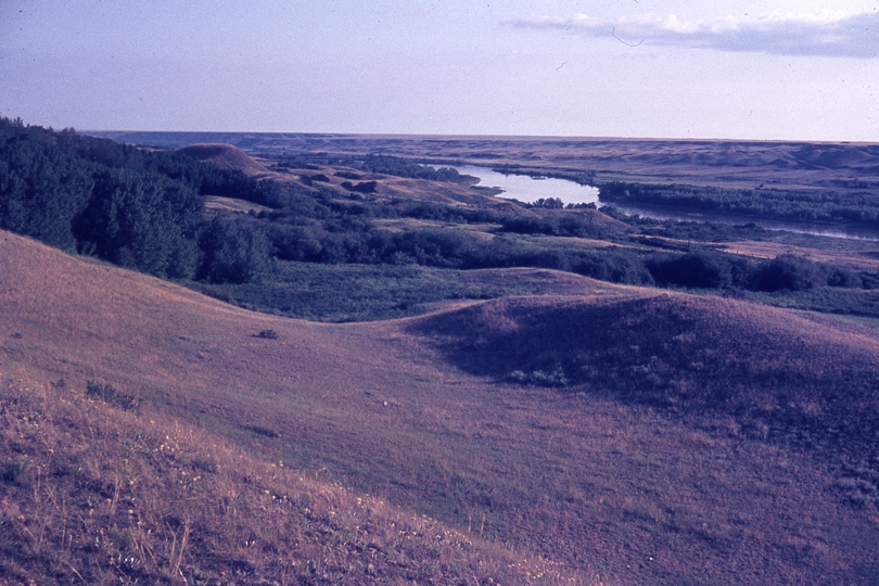 401110: Red Deer River AB Canada viewed from Mile 18 CPR Rosemary Subdivision