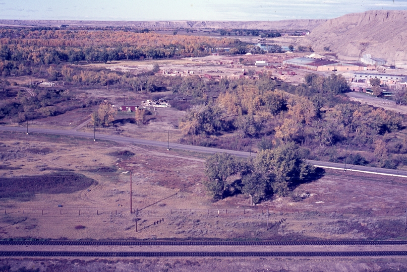 401128: Medicine Hat AB Canada Valley of Fall Trees