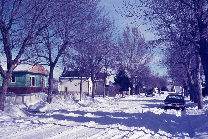 401134: Medicine Hat AB Canada Street scene on 'Flats'