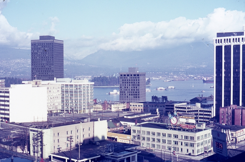 401136: Vancouver BC Canada viewed from Hotel Vancouver