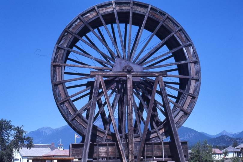 401147: Fort Steele BC Canada Historic Park Water Wheel