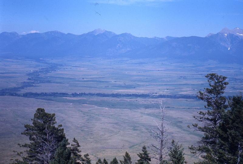 401158: National Bison Range MT US View towards Flathead River