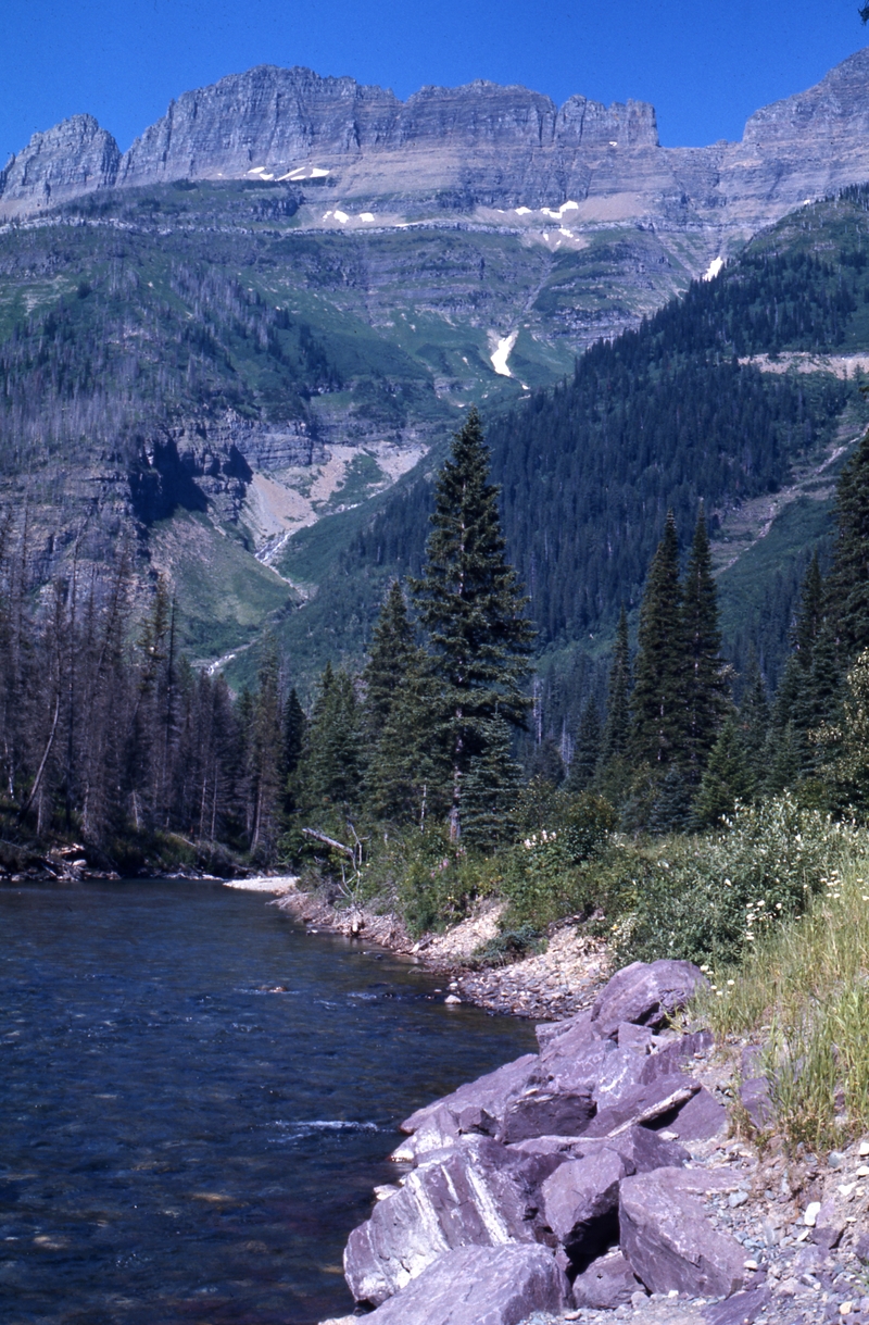 401166: Glacier Park MT US Mountains near Logan Pass