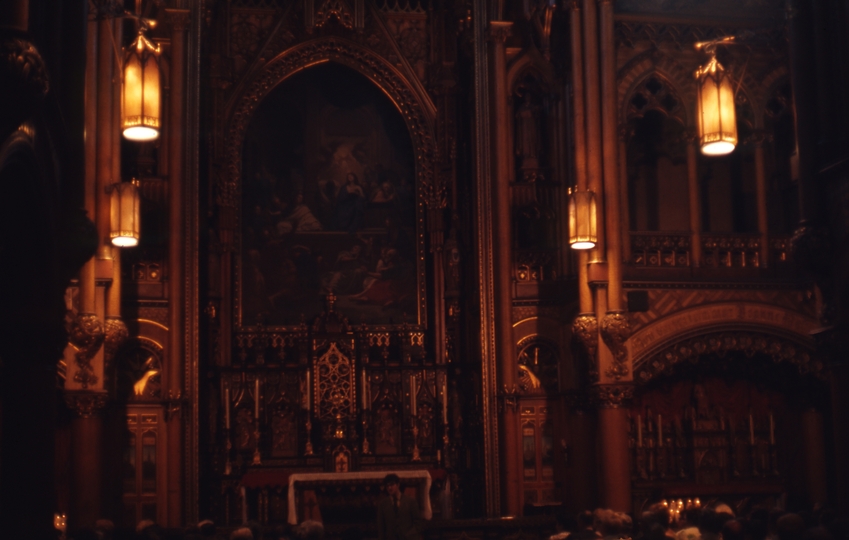 401189: Montreal QC Canada Interior Chapel Notre Dame Cathedral