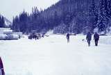 401254: Fording River BC Canada CPR Survey Camp Cleaing car park Photo Wendy Langford