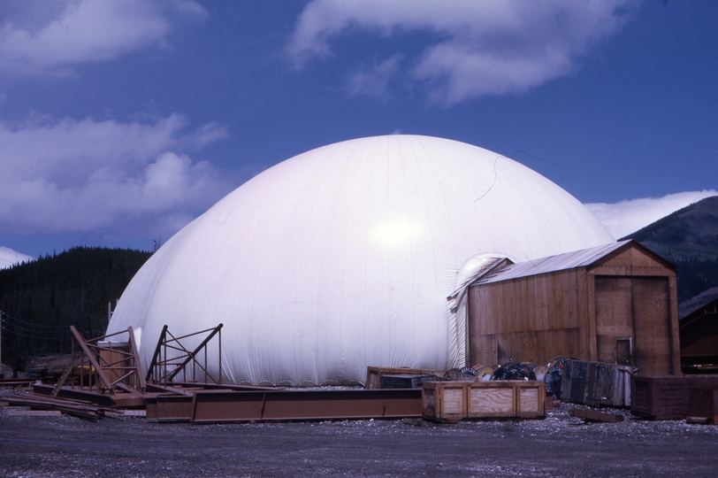 401293: Cominco Mine Site Fording River BC Canada Exterior Dragline building