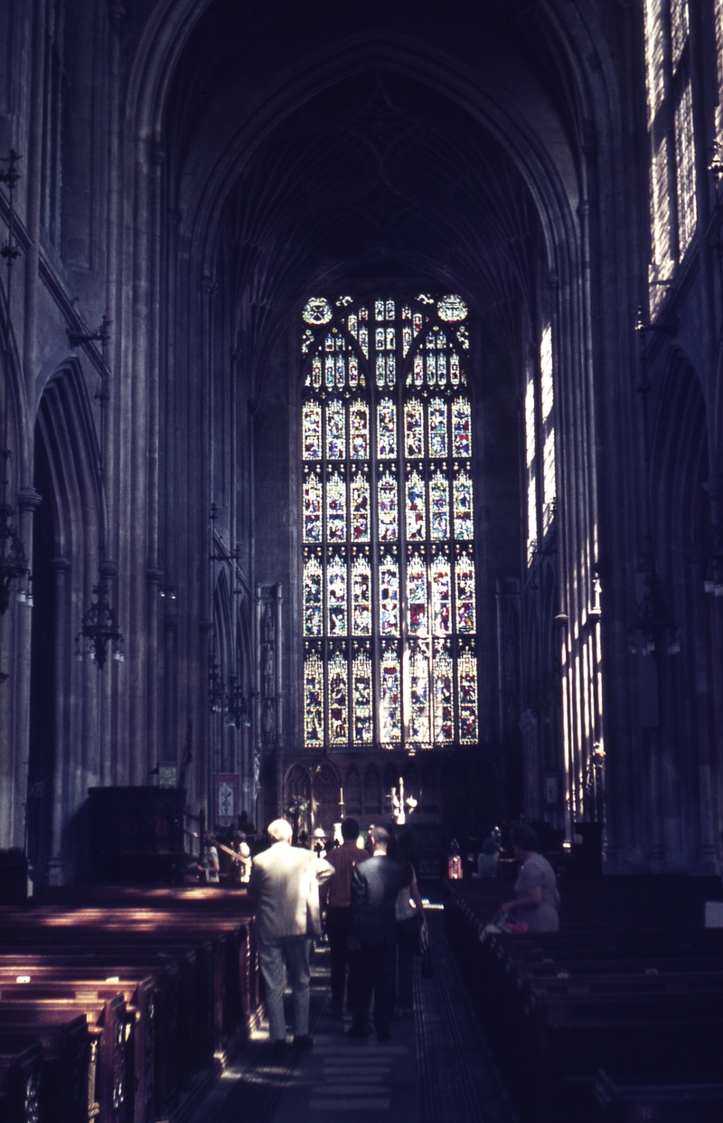 401353: Bath Somerset England Interior Bath Abbey